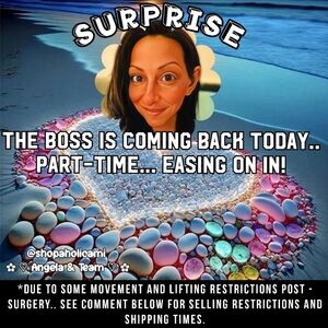 Come Shop Now🛍 READ ALL🙏 I'm Back Part Time for Now With Medical Restrictions.